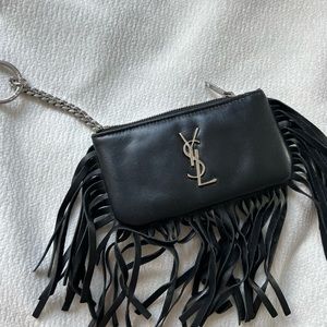 YSL Fringe Wallet on a Chain